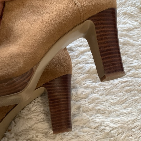 Nine West Suede Booties Sz 11 - Picture 7 of 10